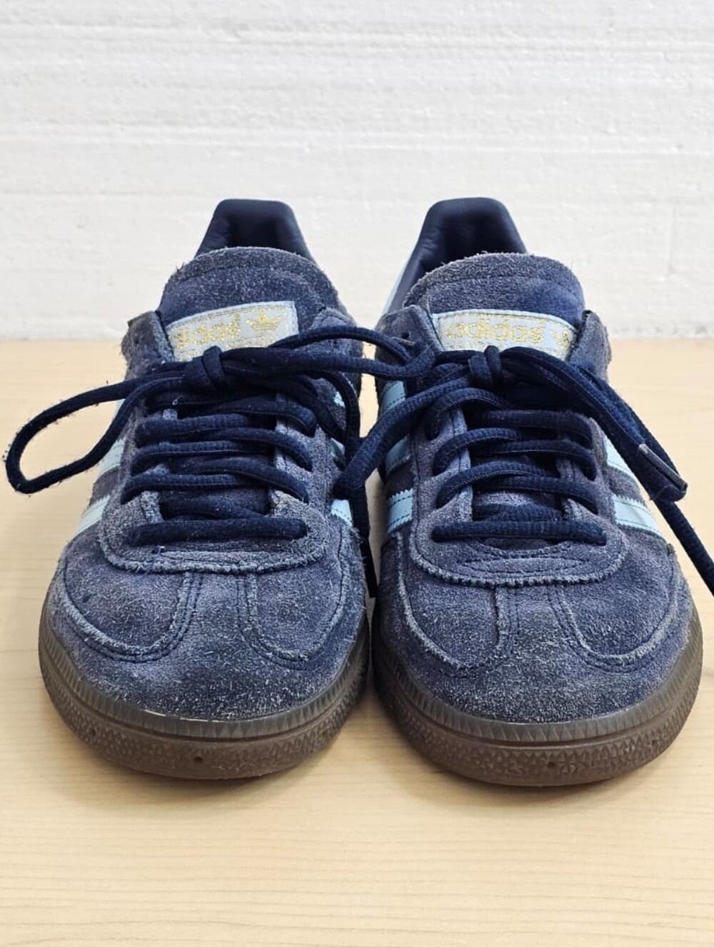 Adidas Originals Handball Spezial Sneakers Collegiate Navy Clear Sky, 6.5 - Picture 5 of 13